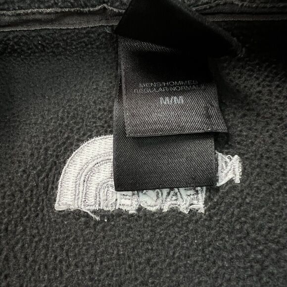 The North Face Jacket Khumbu Fleece Mens M Gray Pockets Full Zip  A484 - Picture 7 of 8